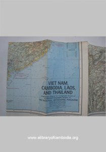 337-National Geographic Map - Viet Nam, Cambodia, Laos and Thailand - February 1967 (MAP ONLY)-watermark