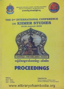 20-The 2nd International Conference on Khmer Studies