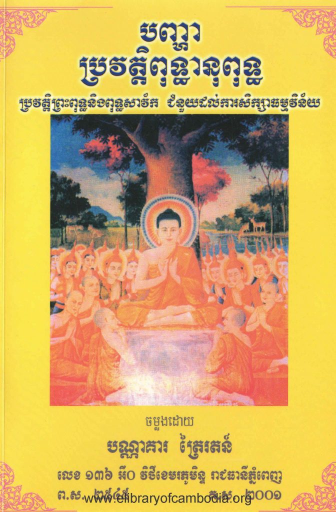 បញ្ហាប្រវត្តិពុទ្ធានុពុទ្ធ