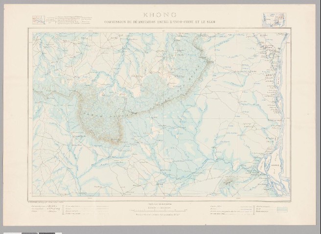 Khong-Commission de delimitation entre l’Indo-Chine et le Siam