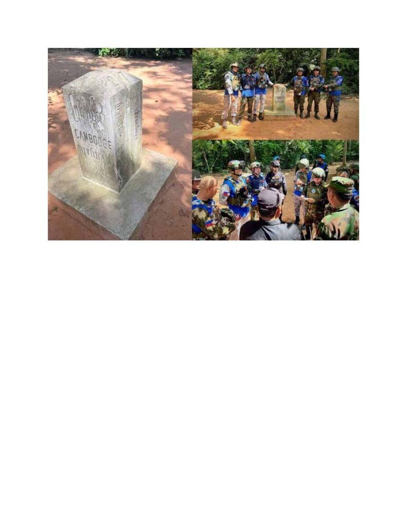 AOT Conducts Field Visit to Cambodia-Thailand Border at Boundary Pillar No. 27
